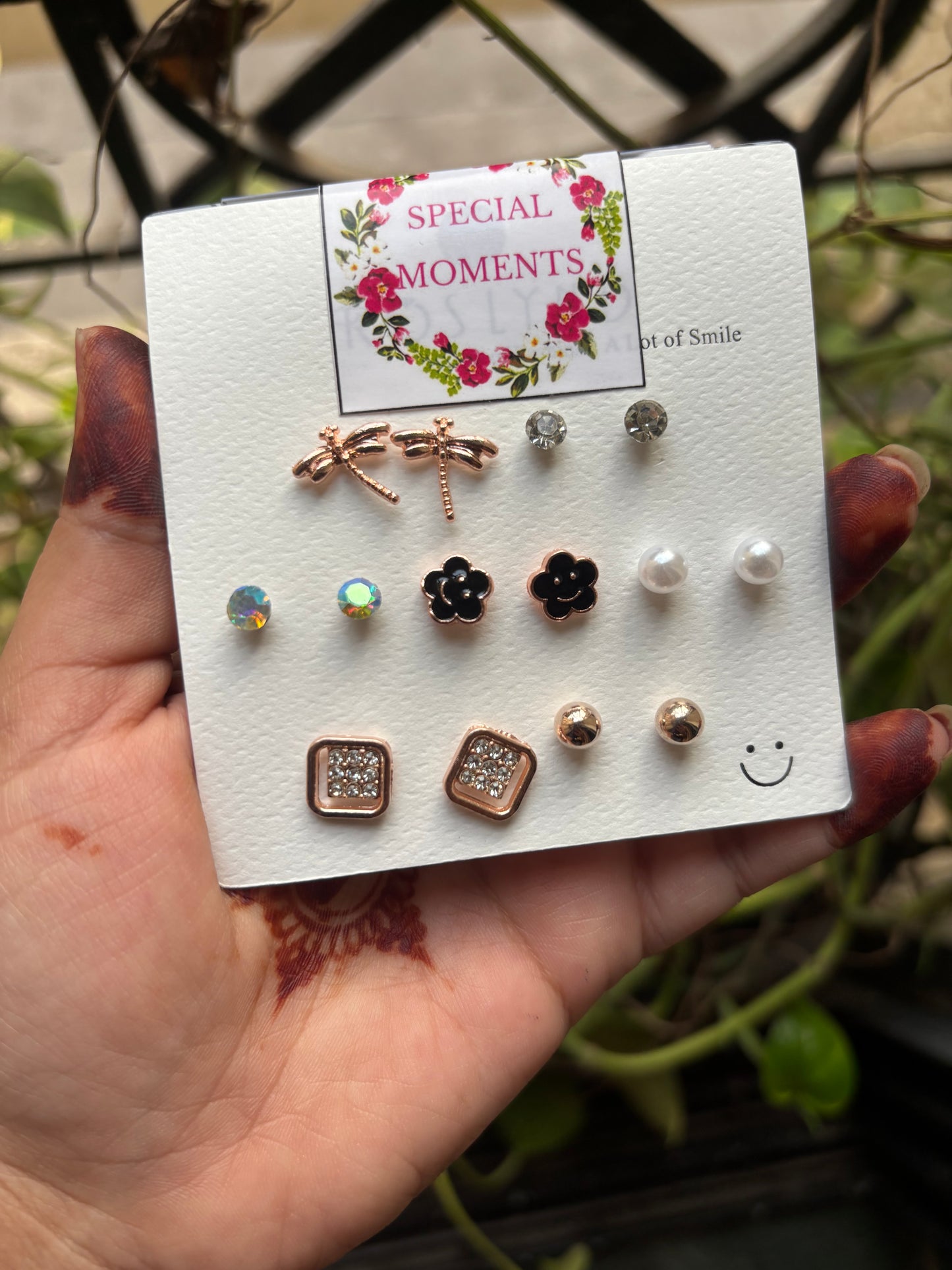 Earrings card