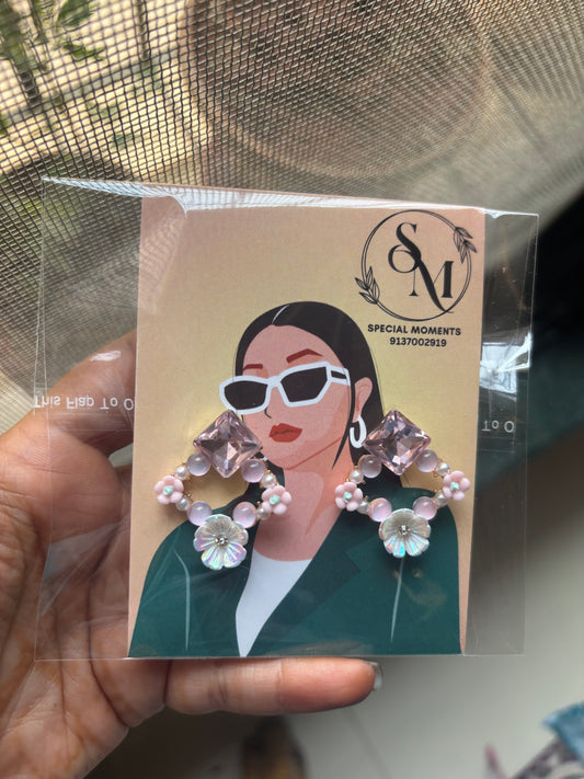 Earrings - Cream